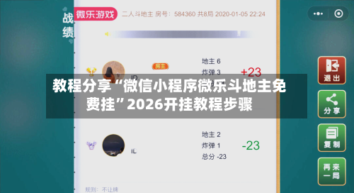 教程分享“微信小程序微乐斗地主免费挂”2026开挂教程步骤-第3张图片