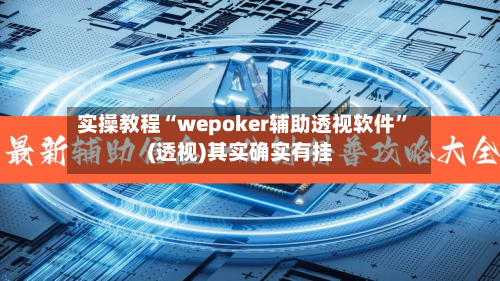 实操教程“wepoker辅助透视软件	”(透视)其实确实有挂-第2张图片