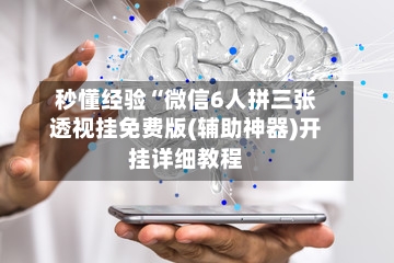 秒懂经验“微信6人拼三张透视挂免费版(辅助神器)开挂详细教程-第2张图片