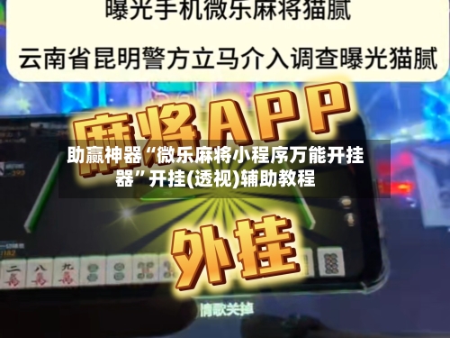 助赢神器“微乐麻将小程序万能开挂器”开挂(透视)辅助教程-第3张图片