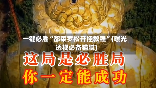 一键必胜“都莱罗松开挂教程”(曝光透视必备猫腻)