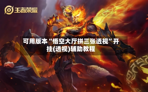 可用版本“悟空大厅拼三张透视”开挂(透视)辅助教程