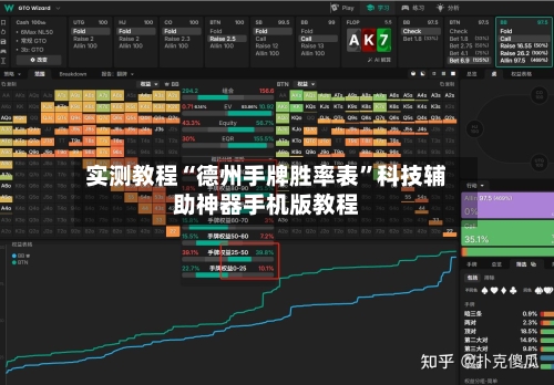 实测教程“德州手牌胜率表	”科技辅助神器手机版教程-第2张图片