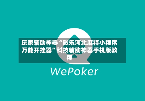 玩家辅助神器“微乐河北麻将小程序万能开挂器”科技辅助神器手机版教程