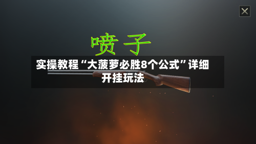 实操教程“大菠萝必胜8个公式”详细开挂玩法