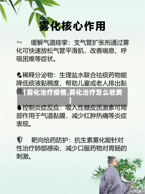 【雾化治疗疫情,雾化治疗怎么收费】