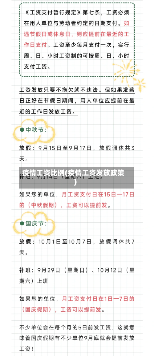疫情工资比例(疫情工资发放政策)