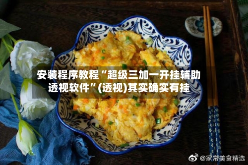 安装程序教程“超级三加一开挂辅助透视软件”(透视)其实确实有挂