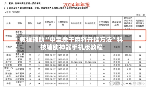 教程辅助“中至余干麻将开挂方法”科技辅助神器手机版教程-第2张图片