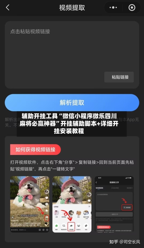 辅助开挂工具“微信小程序微乐四川麻将必赢神器	”开挂辅助脚本+详细开挂安装教程-第1张图片