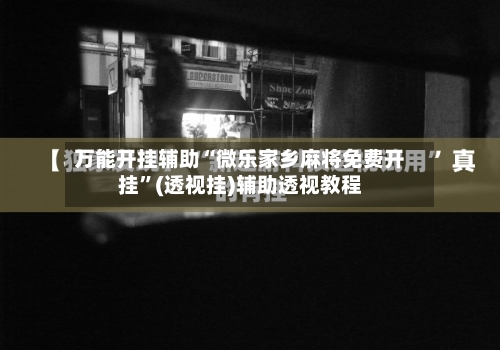 万能开挂辅助“微乐家乡麻将免费开挂”(透视挂)辅助透视教程