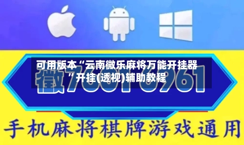 可用版本“云南微乐麻将万能开挂器”开挂(透视)辅助教程