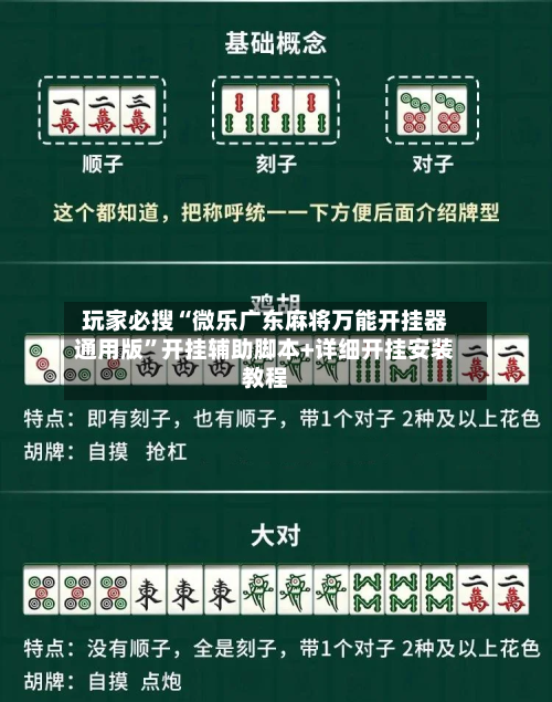玩家必搜“微乐广东麻将万能开挂器通用版”开挂辅助脚本+详细开挂安装教程