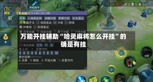 万能开挂辅助“哈灵麻将怎么开挂	”的确是有挂-第2张图片