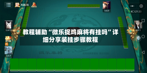 教程辅助“微乐捉鸡麻将有挂吗”详细分享装挂步骤教程