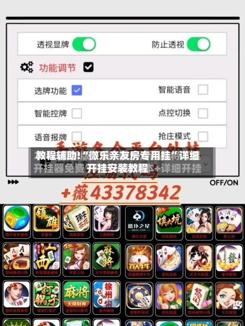 教程辅助!“微乐亲友房专用挂	”详细开挂安装教程-第3张图片