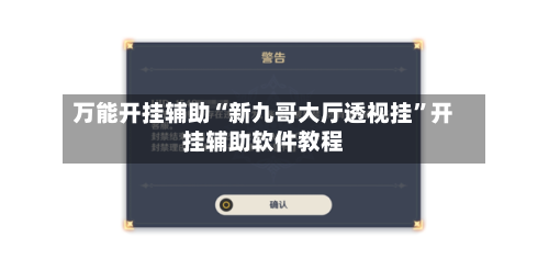 万能开挂辅助“新九哥大厅透视挂”开挂辅助软件教程-第1张图片