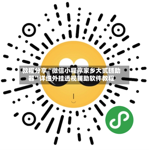 教程分享“微信小程序家乡大贰辅助器”详细外挂透视辅助软件教程-第2张图片