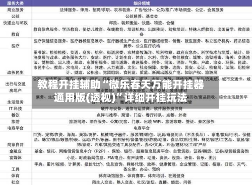 教程开挂辅助“微乐春天万能开挂器通用版(透视)”详细开挂玩法