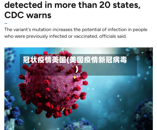 冠状疫情美国(美国疫情新冠病毒)-第1张图片