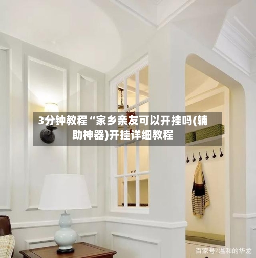 3分钟教程“家乡亲友可以开挂吗(辅助神器)开挂详细教程-第1张图片