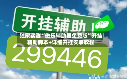 独家实测“微乐辅助器免费版”开挂辅助脚本+详细开挂安装教程-第2张图片