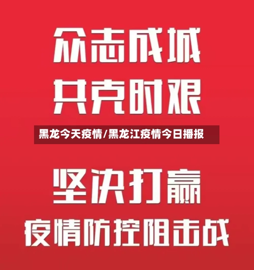 黑龙今天疫情/黑龙江疫情今日播报-第3张图片