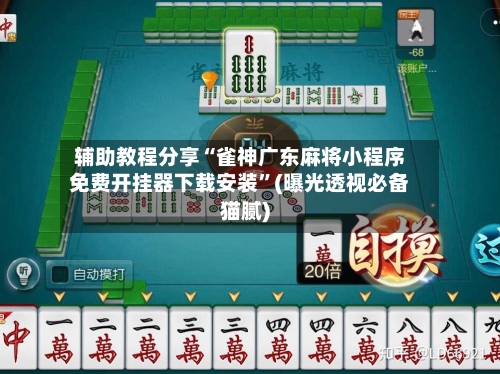 辅助教程分享“雀神广东麻将小程序免费开挂器下载安装	”(曝光透视必备猫腻)-第2张图片