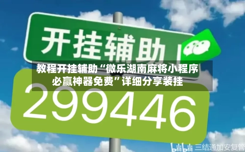 教程开挂辅助“微乐湖南麻将小程序必赢神器免费”详细分享装挂-第3张图片