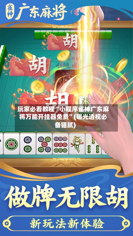 玩家必看教程“小程序雀神广东麻将万能开挂器免费”(曝光透视必备猫腻)-第2张图片