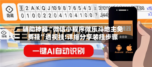 辅助神器“微信小程序微乐斗地主免费挂”透视挂!详细分享装挂步骤-第1张图片