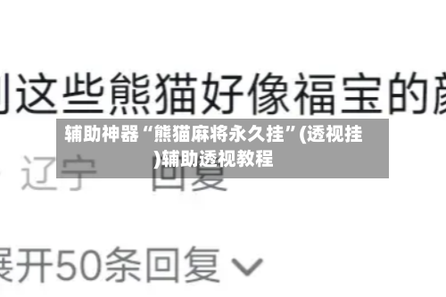 辅助神器“熊猫麻将永久挂”(透视挂)辅助透视教程-第1张图片