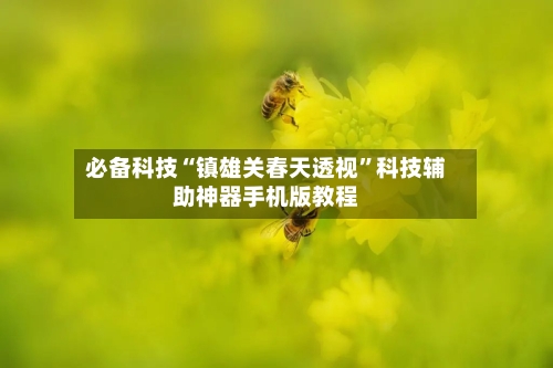 必备科技“镇雄关春天透视”科技辅助神器手机版教程-第1张图片