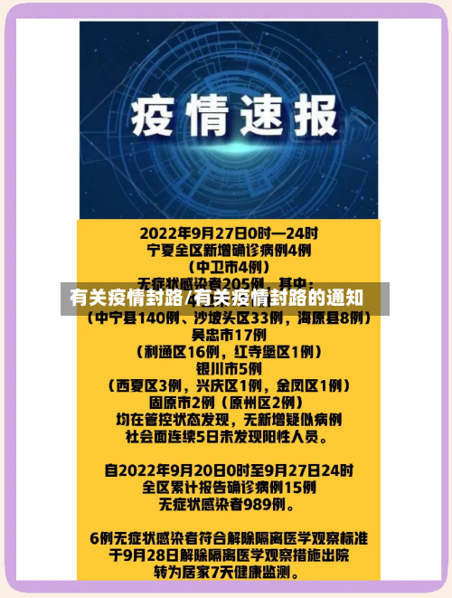 有关疫情封路/有关疫情封路的通知-第2张图片