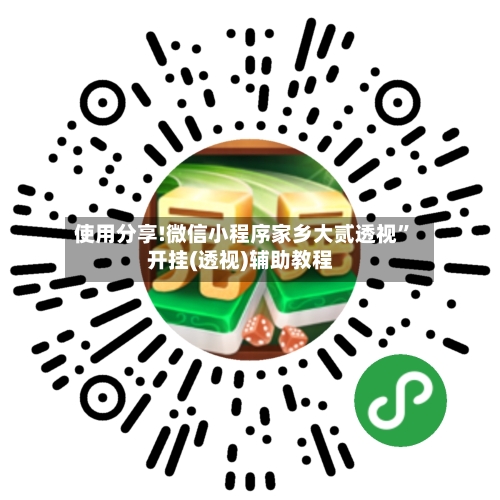 使用分享!微信小程序家乡大贰透视	”开挂(透视)辅助教程-第2张图片