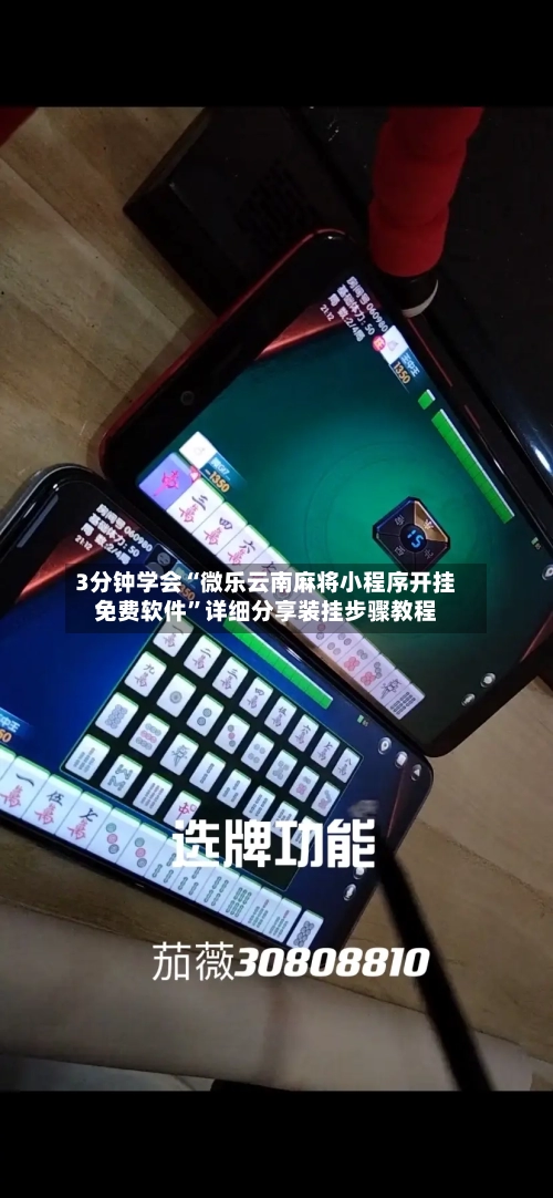 3分钟学会“微乐云南麻将小程序开挂免费软件	”详细分享装挂步骤教程-第1张图片