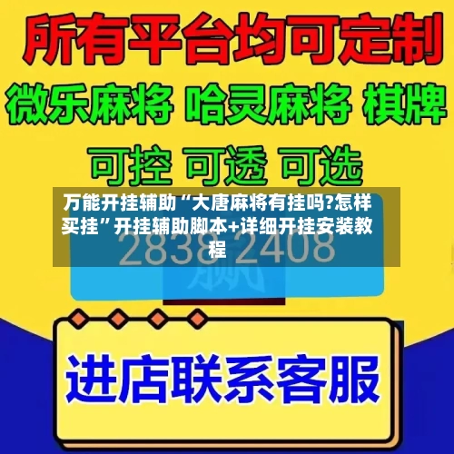 万能开挂辅助“大唐麻将有挂吗?怎样买挂”开挂辅助脚本+详细开挂安装教程-第2张图片
