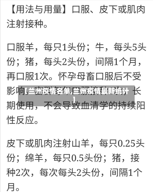 【兰州疫情名单,兰州疫情最新统计】-第2张图片