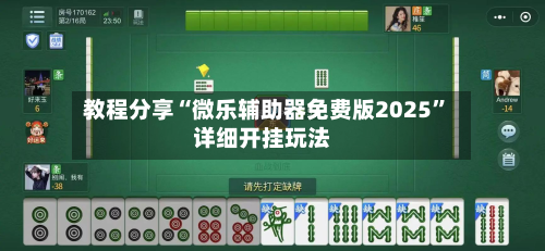 教程分享“微乐辅助器免费版2025	”详细开挂玩法-第1张图片