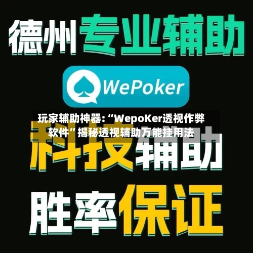 玩家辅助神器:“WepoKer透视作弊软件”揭秘透视辅助万能挂用法-第1张图片