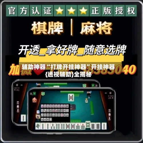 辅助神器“打牌开挂神器”开挂神器{透视辅助}全揭秘-第2张图片