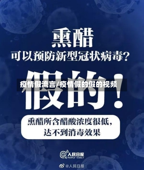 疫情假流言/疫情假的假的视频-第2张图片