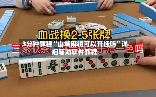 3分钟教程“山城麻将可以开挂吗	”详细辅助软件教程-第2张图片