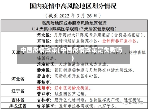 中国疫情政策(中国疫情政策是失败吗)-第1张图片