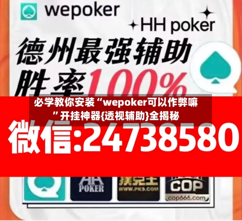 必学教你安装“wepoker可以作弊嘛”开挂神器{透视辅助}全揭秘-第2张图片