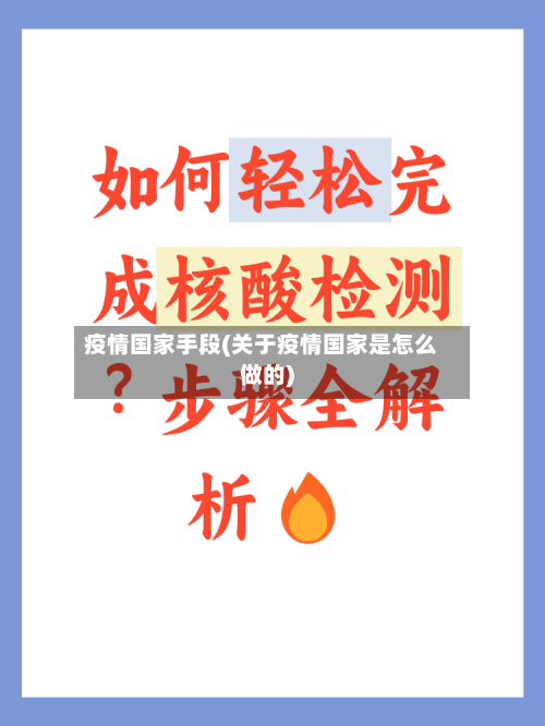 疫情国家手段(关于疫情国家是怎么做的)-第2张图片