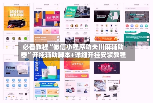 必看教程“微信小程序功夫川麻辅助器”开挂辅助脚本+详细开挂安装教程-第2张图片