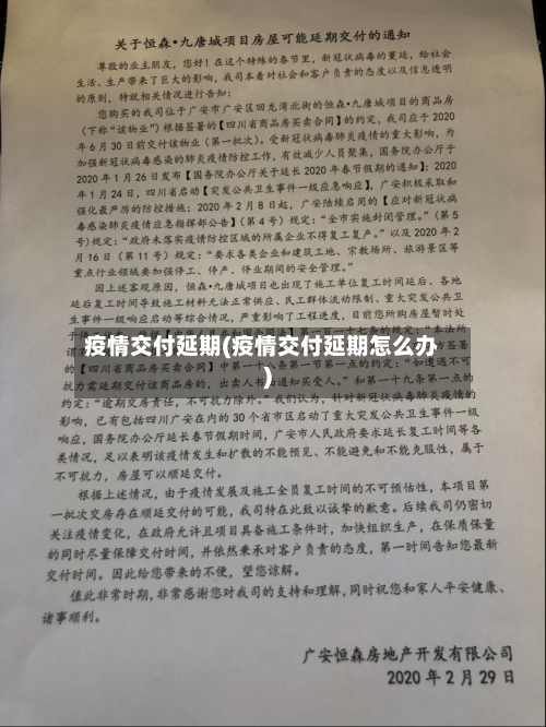 疫情交付延期(疫情交付延期怎么办)-第3张图片