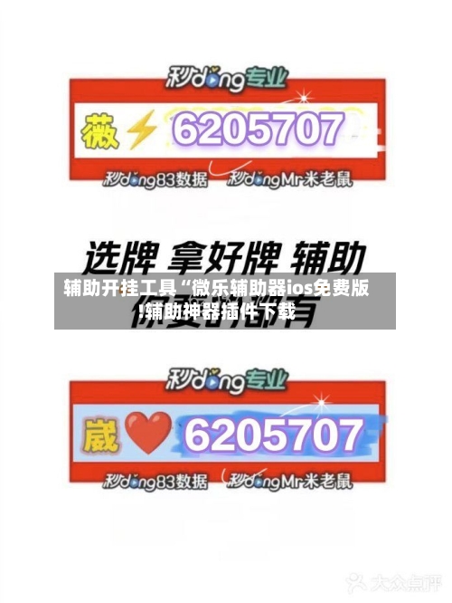 辅助开挂工具“微乐辅助器ios免费版!辅助神器插件下载-第1张图片