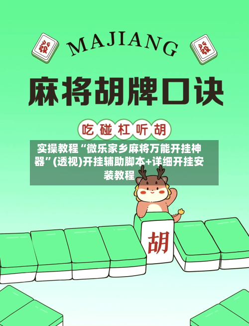 实操教程“微乐家乡麻将万能开挂神器”(透视)开挂辅助脚本+详细开挂安装教程-第2张图片